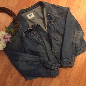 Old Navy medium wash denim jacket size XXL